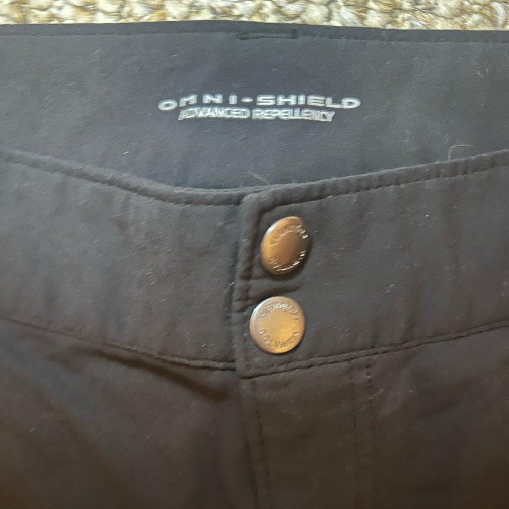 Columbia Omni Shield Black Cropped Pants - Picture 2 of 11